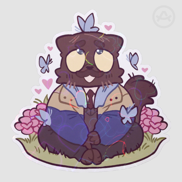 Kitty Lars Lindstrom Sticker
