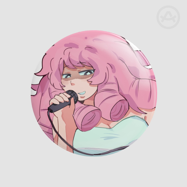 Rose Quartz Pin
