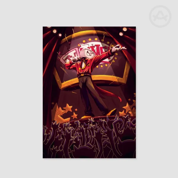 Mr. (Ant) Tenna's Tv Time! - Deltarune A4 Poster Print