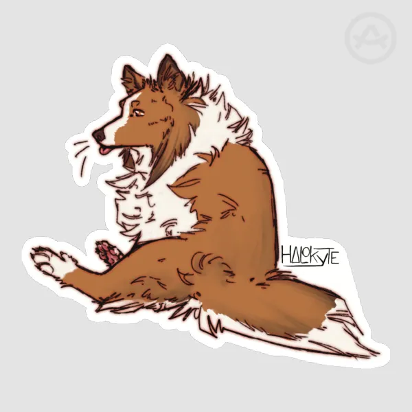 Sheltie Blep | Die Cut Sticker