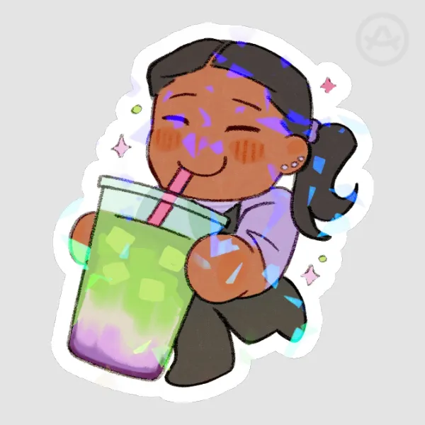 Victoria Javadi Drink Sticker