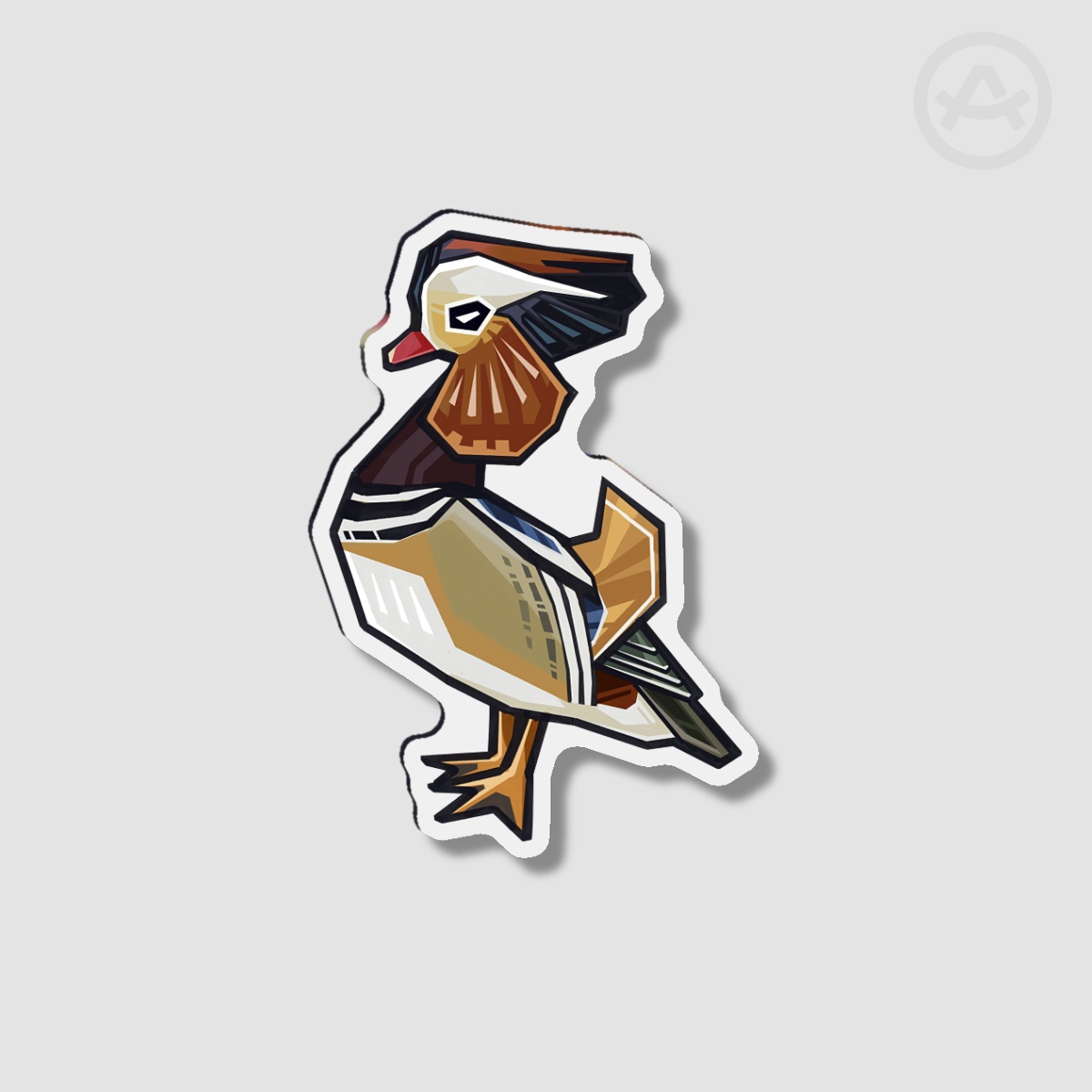 Mandarin Duck - Magnet - 2.36""(60mm)