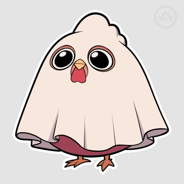 Chicken Buddy | Ghost | Sticker