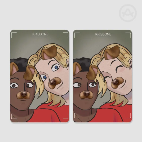 “Play The Game” Dog Filter Photocard