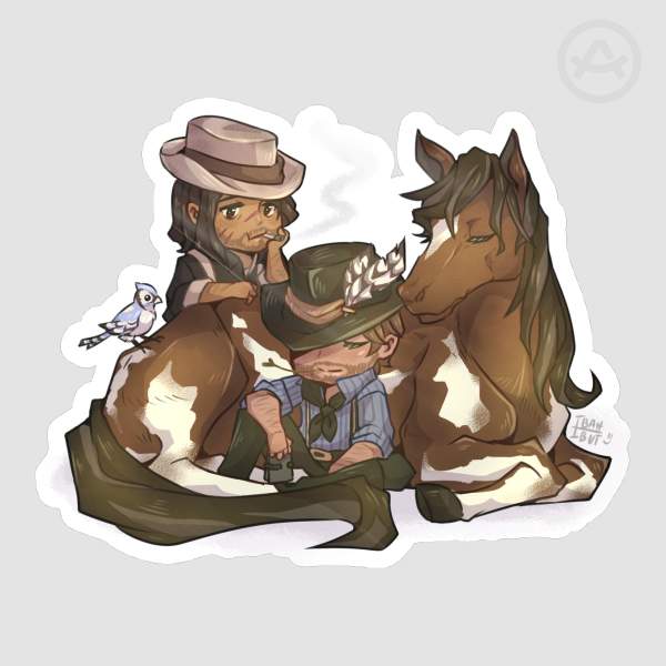 RDR2 | John & Arthur (sticker)