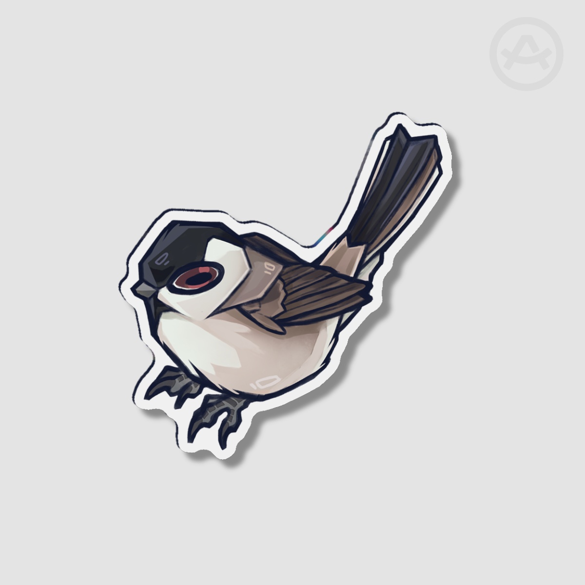 Willow tit - Magnet - 2.36""(60mm)