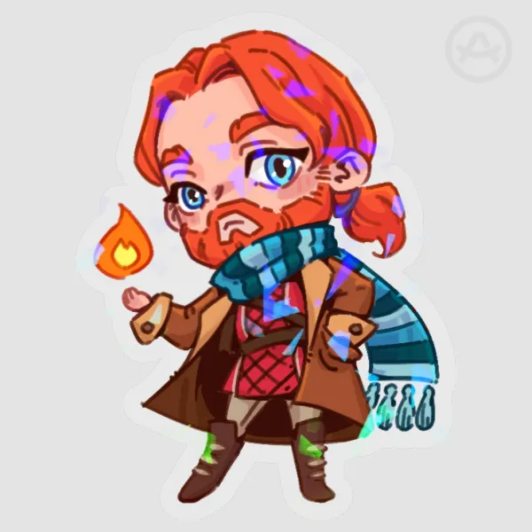 Caleb Widogast Vinyl Sticker