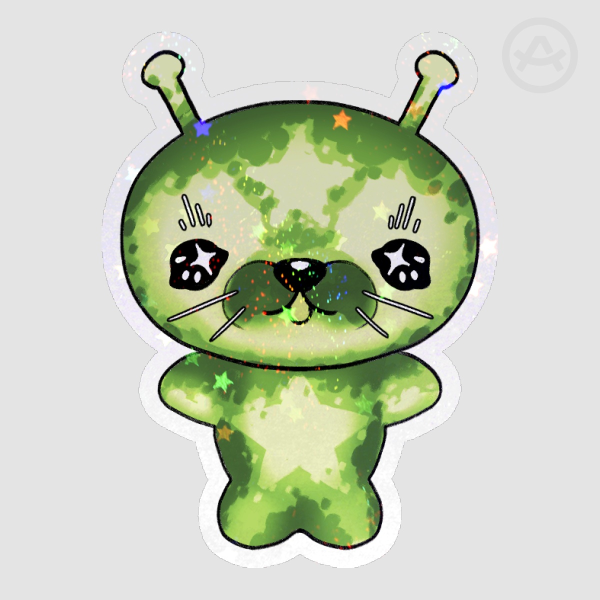 Alien Seal Sticker