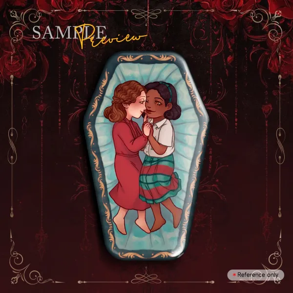 Coffin Badge Claudeleine