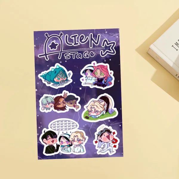 Alien Stage Sticker Sheet