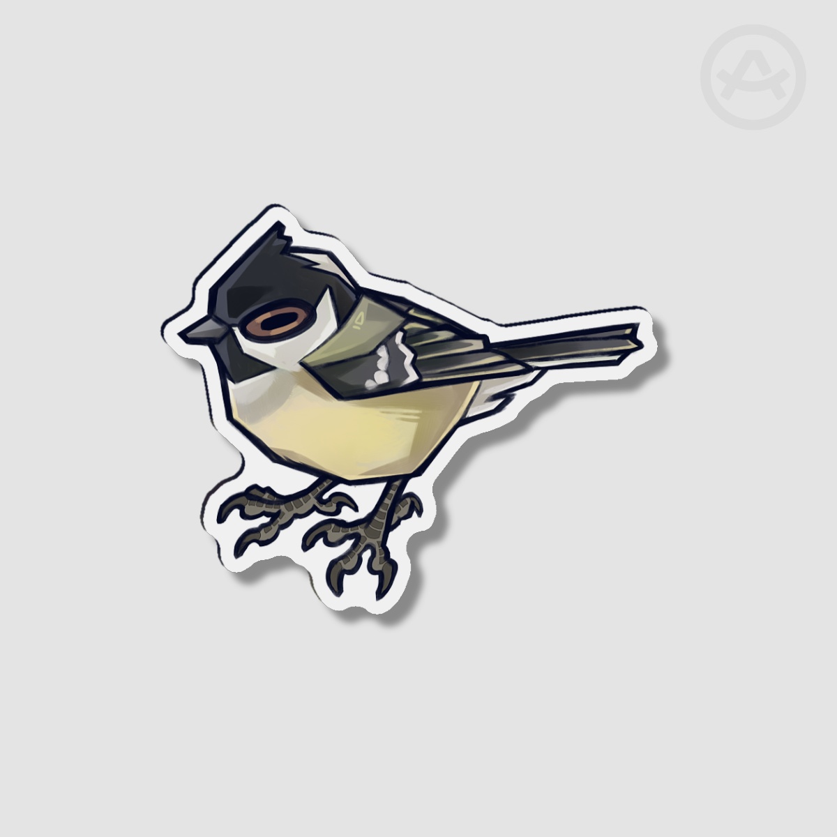 Coal tit - Magnet - 2.36""(60mm)
