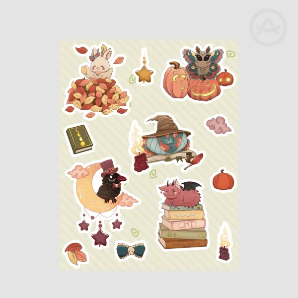 Autumn Animal Magic Sticker Sheet