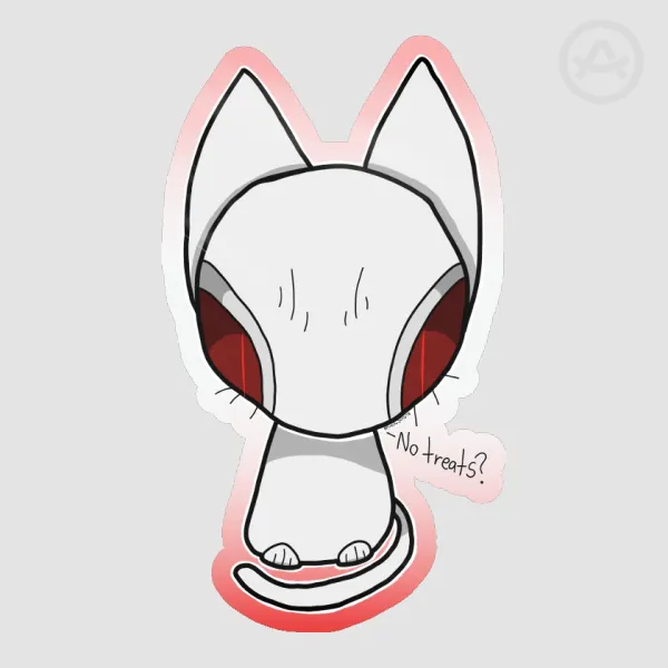 "No Treats?" - Die Cut Sticker