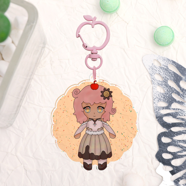 Mx. Cupcake Keychain