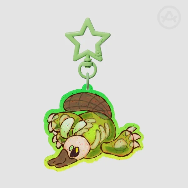 Gouie Colored Edge 7mm Acrylic Keychain