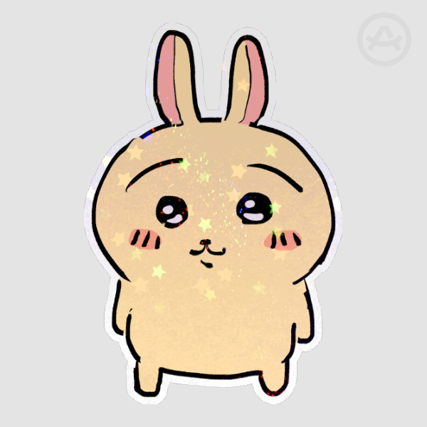 Lazy Usagi Sticker