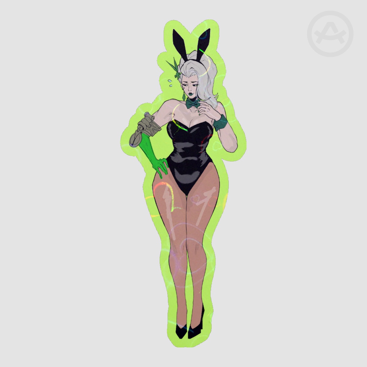 Lady Geist Bunny suit sticker