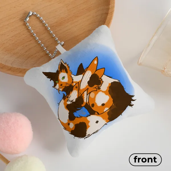 Fluffy Land Koi Mini Pillow Keychains