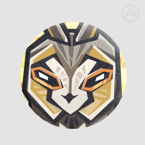 Long-eared owl - Plush Badge