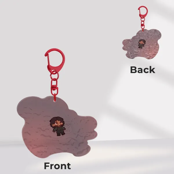 Ripple Acrylic Keychains