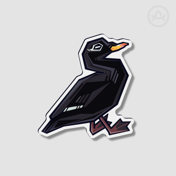 Velvet scoter - Magnet - 2.36""(60mm)