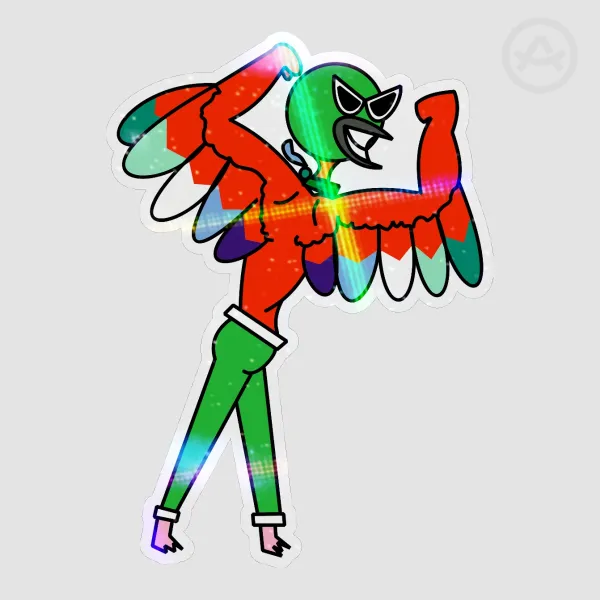 Superhomo Sticker! (Eudo/MLM/Midori) [Die Cut Holo Sticker]