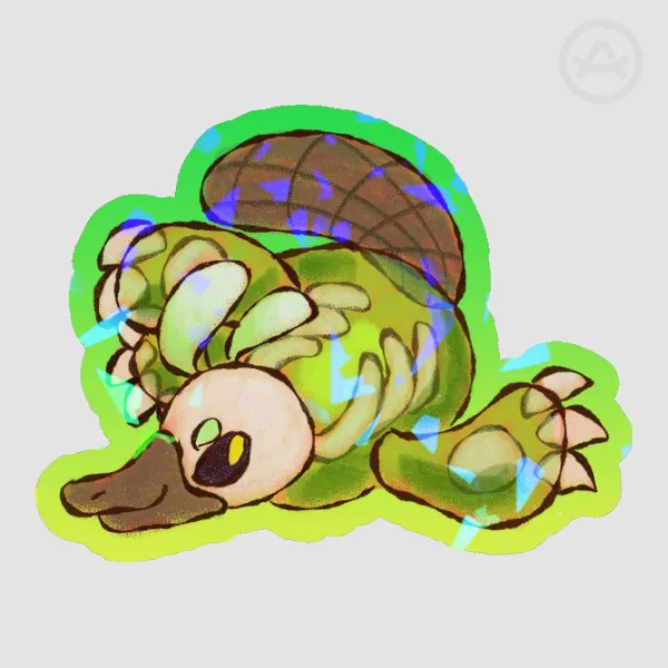Gouie Colored Edge Sticker