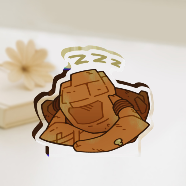 Watch Rocky Sleep - Thick Acrylic Stand No Base