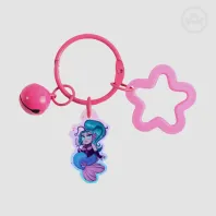 Chibi Caelia Colored Edge Acrylic Keychain