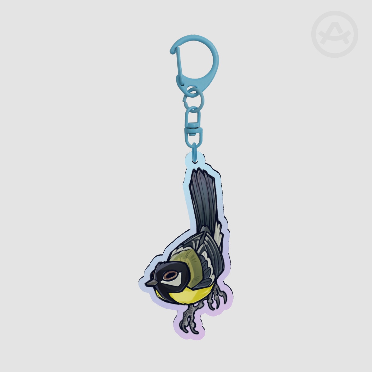 Great tit - Holo Acrylic Keychains