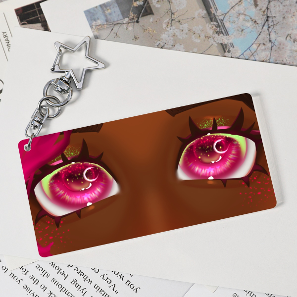 Sierra Acrylic Eyes Pendant - 3.93"x1.97"(100x50mm), ①
