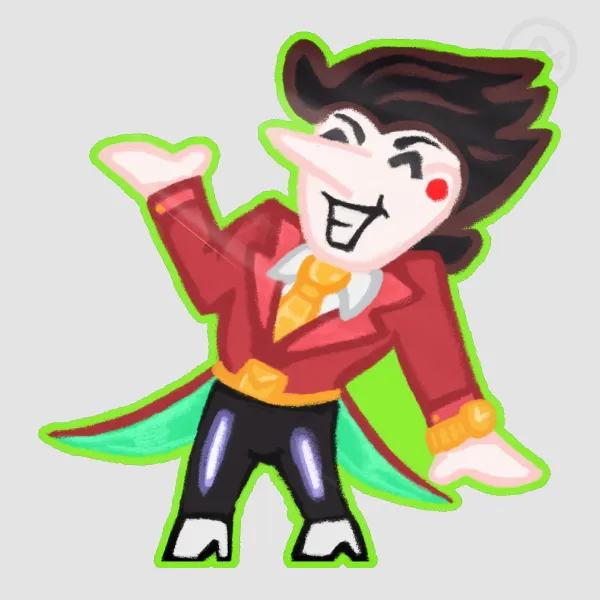 Big Shot Spamton Die Cut Sticker