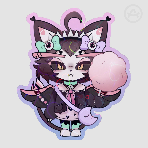 Pastel Goth Husk sticker || Hazbin hotel - collab