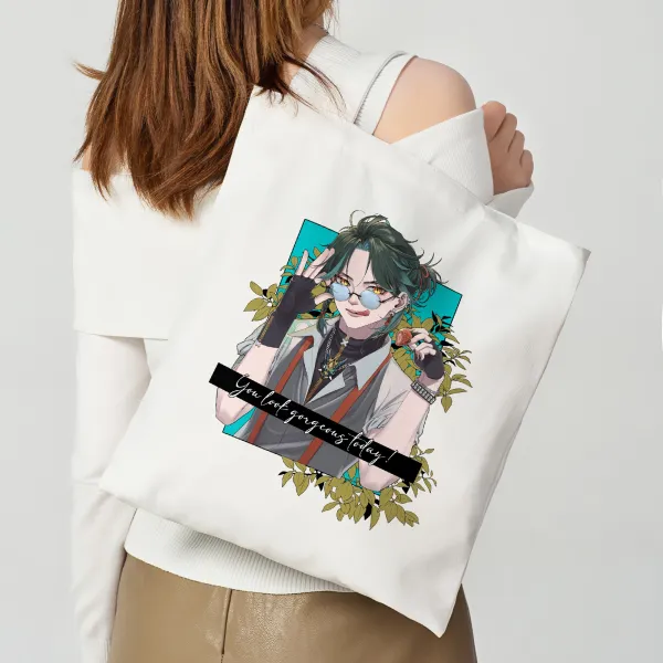 Genshin Impact XIAO Canvas Tote Bags - 13.7″x15.7″(35x40cm)