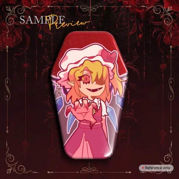 Bloody Sisters - Flandre Coffin Button