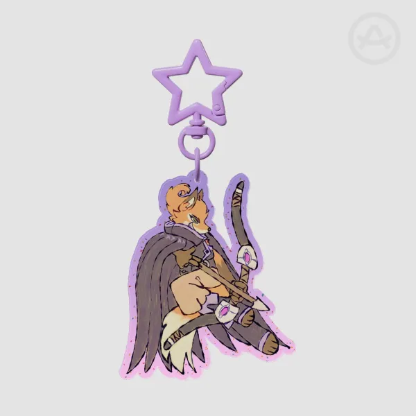 Fleet Colored Edge 7mm Acrylic Keychain