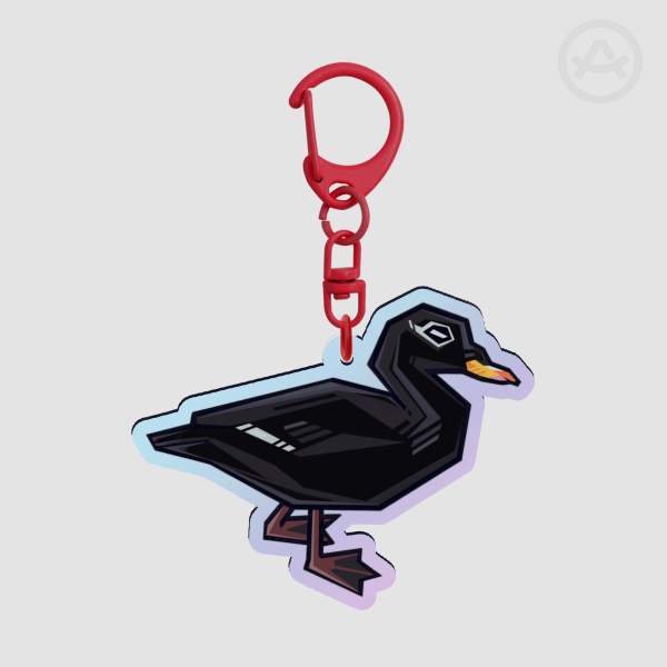Velvet scoter - Holo Acrylic Keychain