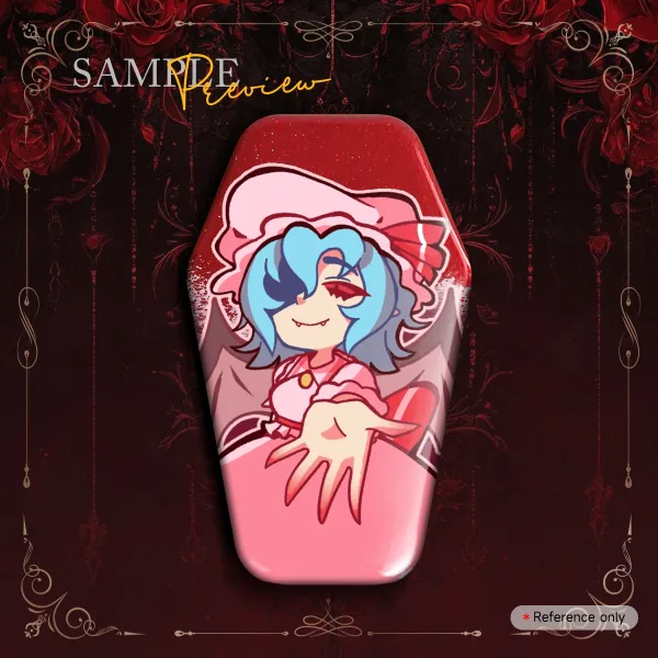 Bloody Sisters - Remilia Coffin Button