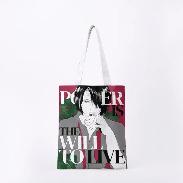 Gundam SEED Freedom Athrun Canvas Tote Bag - 15.3″x13.4″(39x34cm)