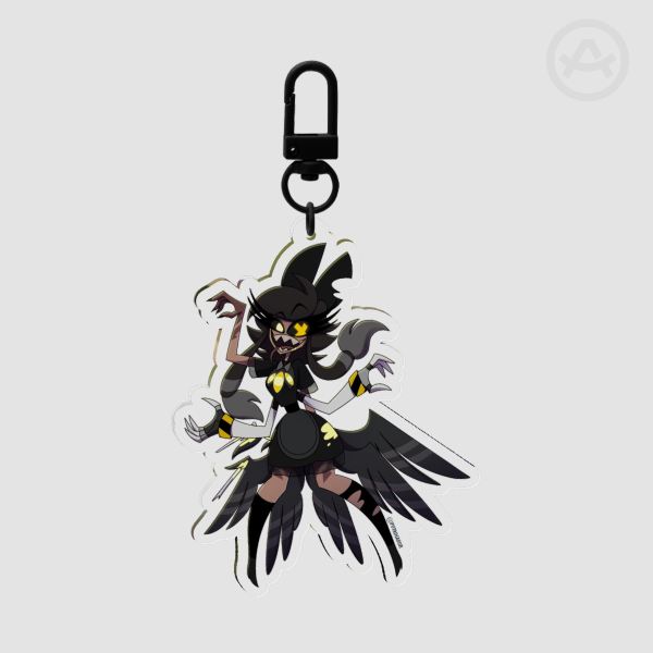 Cyn ππͺ½ | Hazbin Hotel x Murder Drones Au Fanmade | Potainasor β€οΈβ¨οΈπ€ Acrylic Keychain