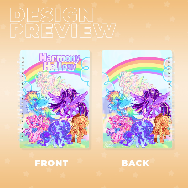 Mlp PVC Double-side Spiral Notebook