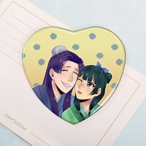 Jinmao Heart Button