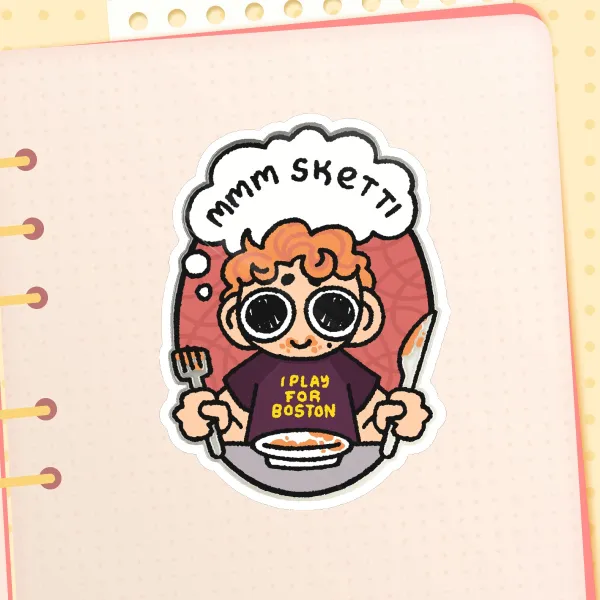 Thinking Ilya Sticker