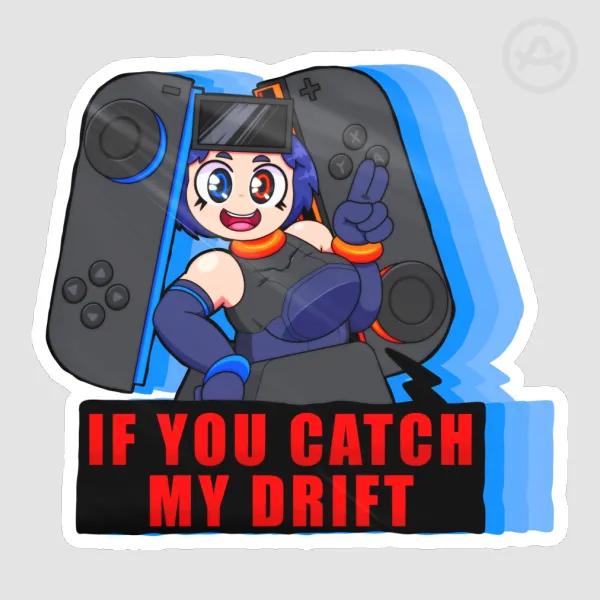 Switch 2 chan "If you catch my drift" sticker
