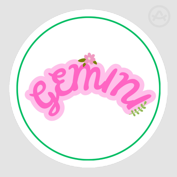 Gemini Round Sticker
