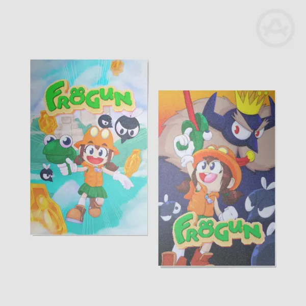 Frogun reversible art card