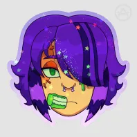 Zombie Girlz - Zombie Scene Kid Sticker