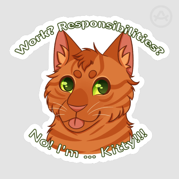 I'm kitty! Stickers