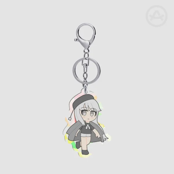 Flo Broken Glass Acrylic Keychain