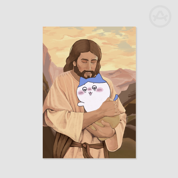 Chiikawa Meme Print (Hachiware ver.)